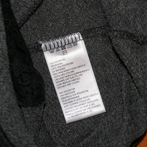 Kimchy Blue Sheer Lace Crochet Sweater Size S - Picture 7 of 7